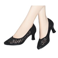 Baotou mesh rhinestone pointed hollow women's sandals